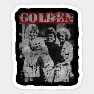 TEXTURE ART - GOlden Girls Sticker